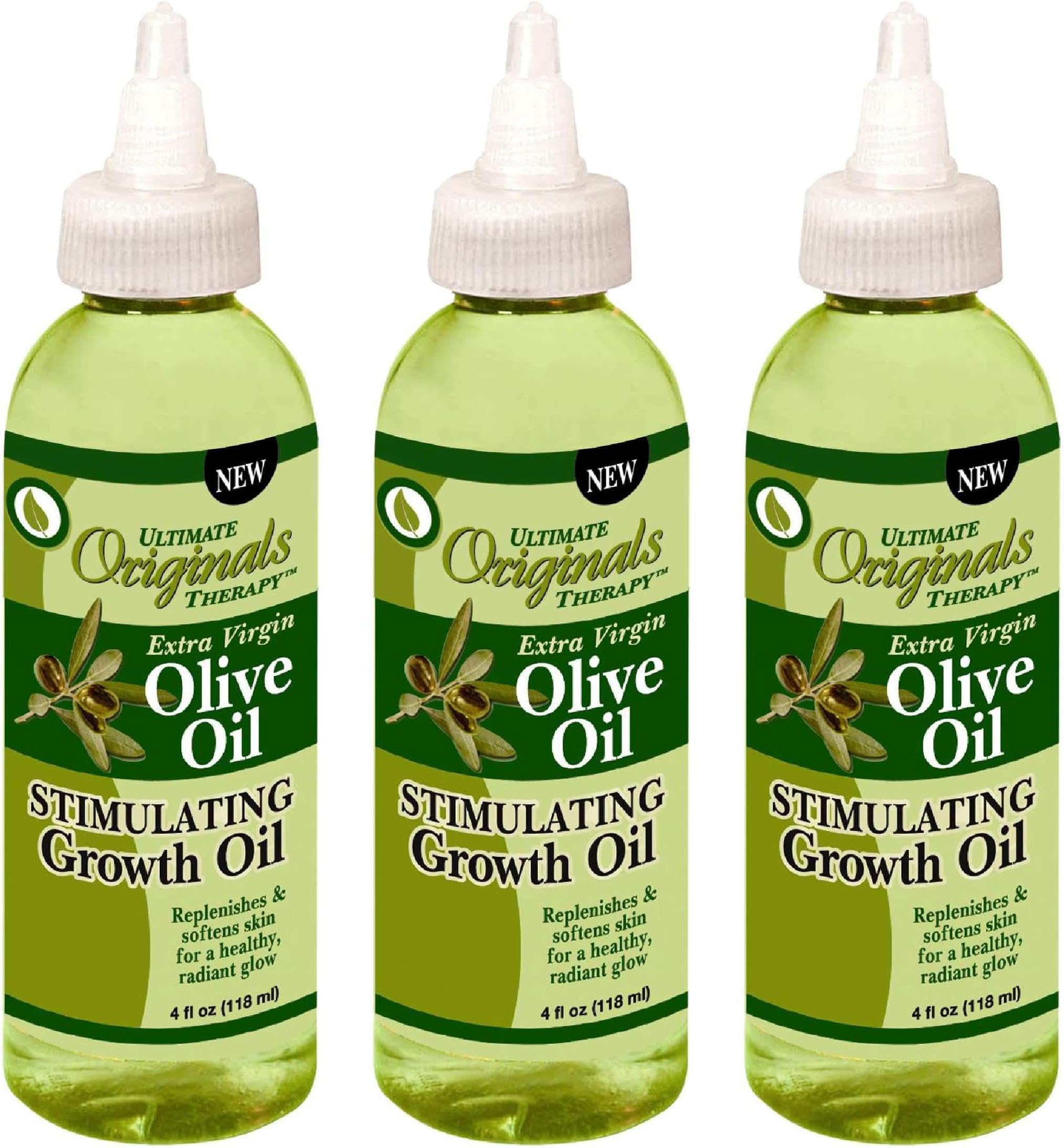 Ultimate Originals X-Virgin Olive Oil Stimulate Growth 4 Ounce (Pack of 3)