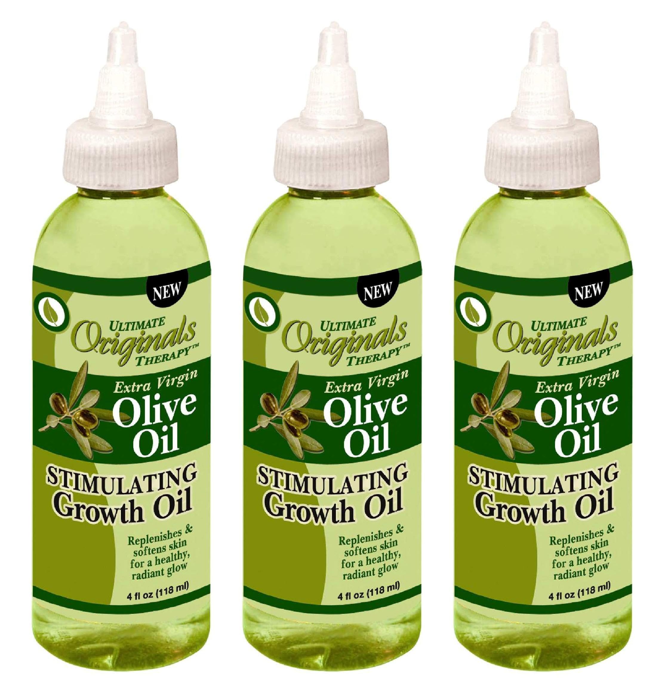 Ultimate Originals X-Virgin Olive Oil Stimulate Growth 4 Ounce (Pack of 3)