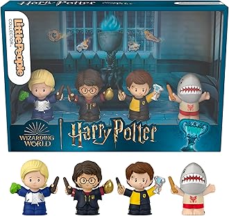 Little People Collector Harry Potter and the Goblet of Fire Special Edition Set for Adults & Fans with 4 Figures in Display Box