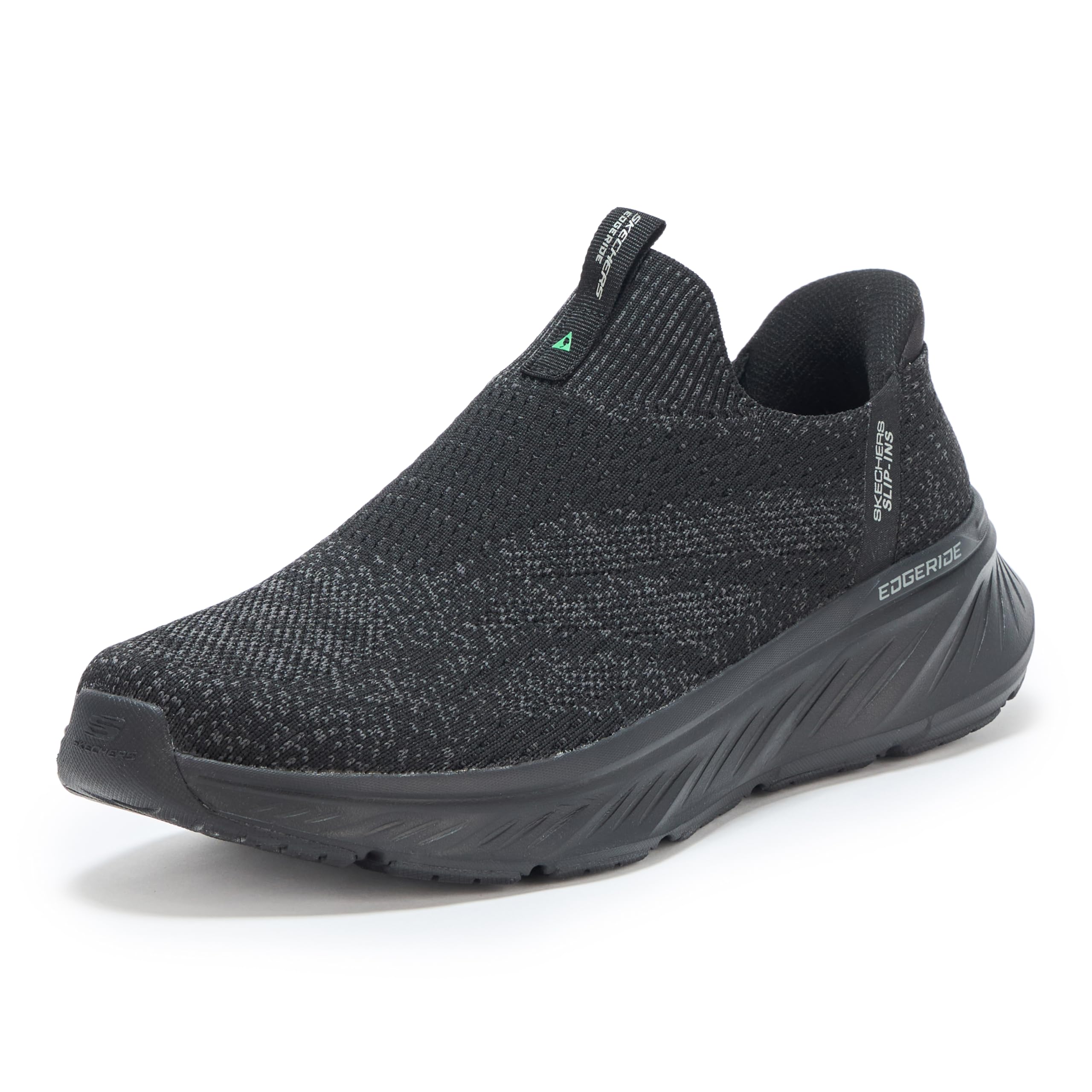 Skechers Men's Edgeride Commissioner Hands Free Slip-in Sneaker 45 EU BLACK