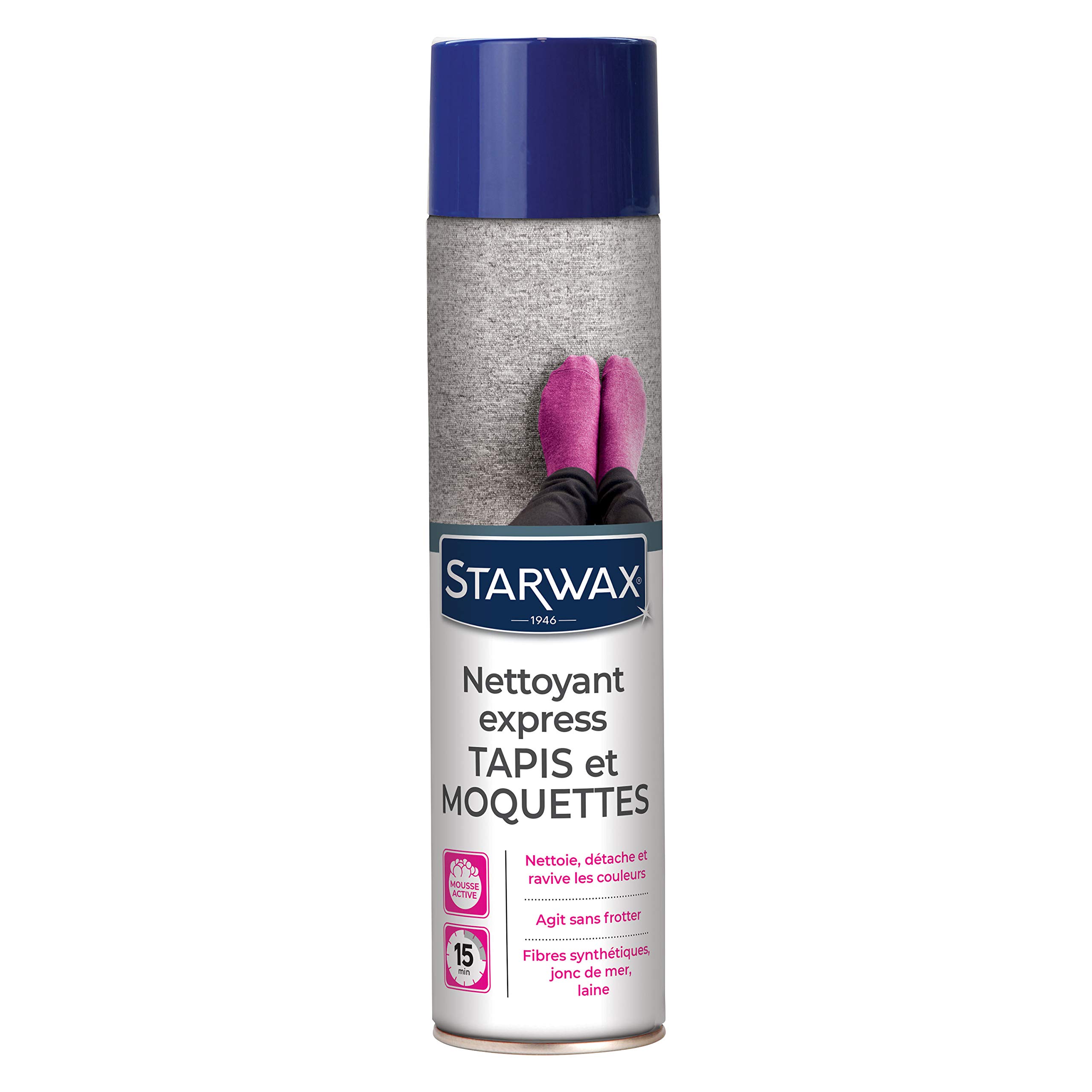 STARWAX Nettoyant Express pour Tapis et Moquettes - 3x 600ml - Idéal pour Nettoyer les Tapis et Moquettes