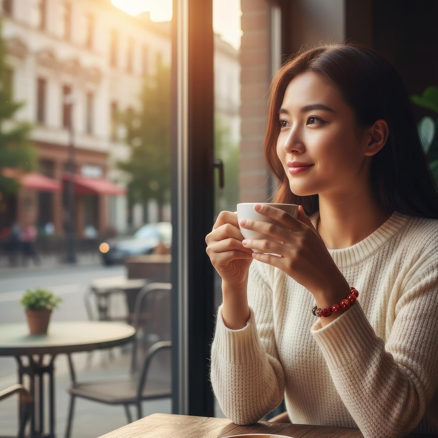 Feng Shui Cinnabar Pi Xiu Bracelet, Five Gods of Wealth Beads for Prosperity, Good Luck Amulet for Men & Women - Image 3