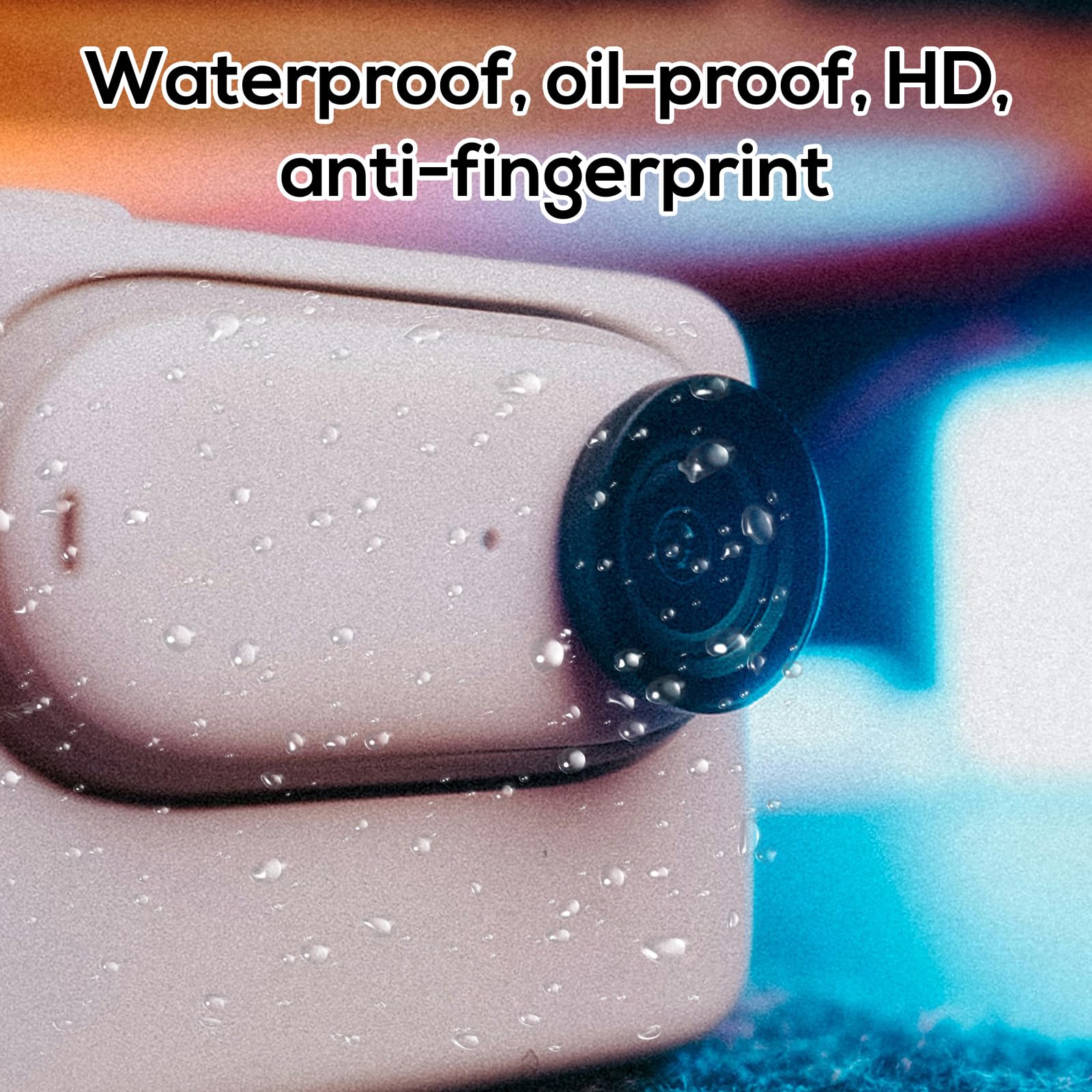 Gosknor Protezioni Obiettivo per Insta360 GO 3, Resistenti Antigraffio Impermeabili Antiappannamento in Vetro Protettivo per Insta360 GO 3 Accessori Fotocamera