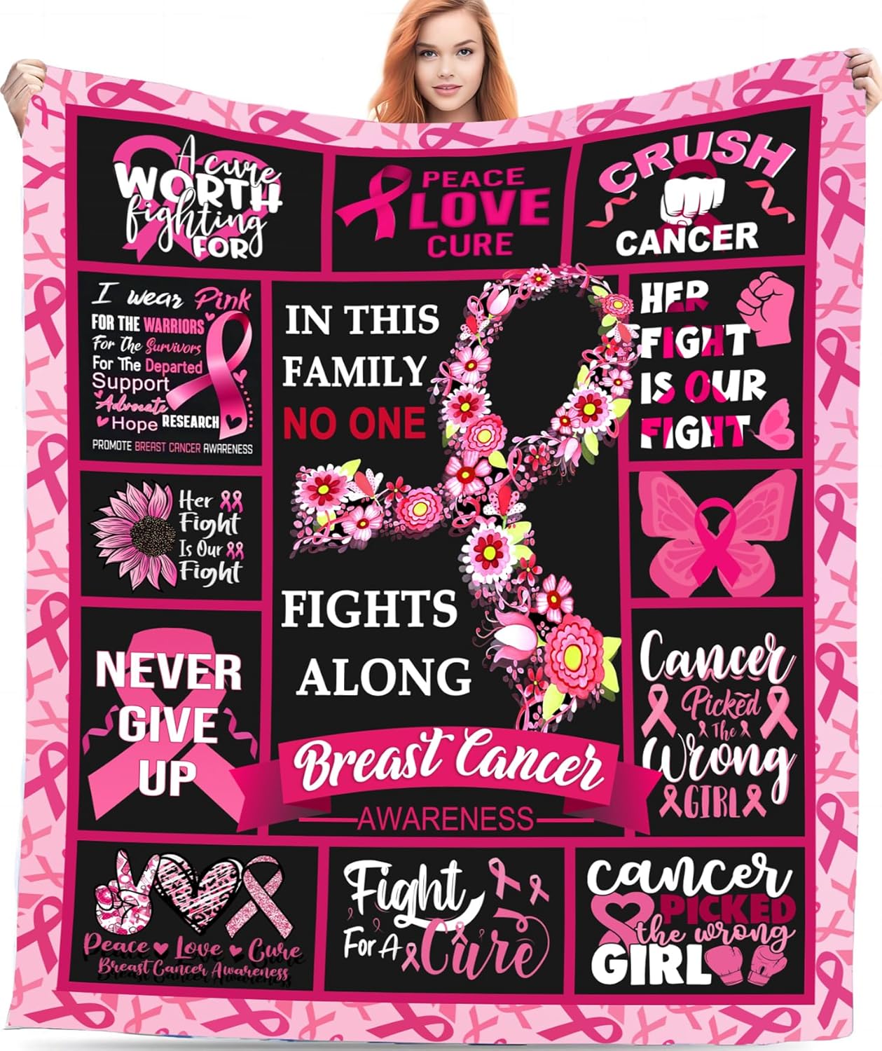 OSAM SPACE Breast Cancer Awareness Gifts, Breast Cancer