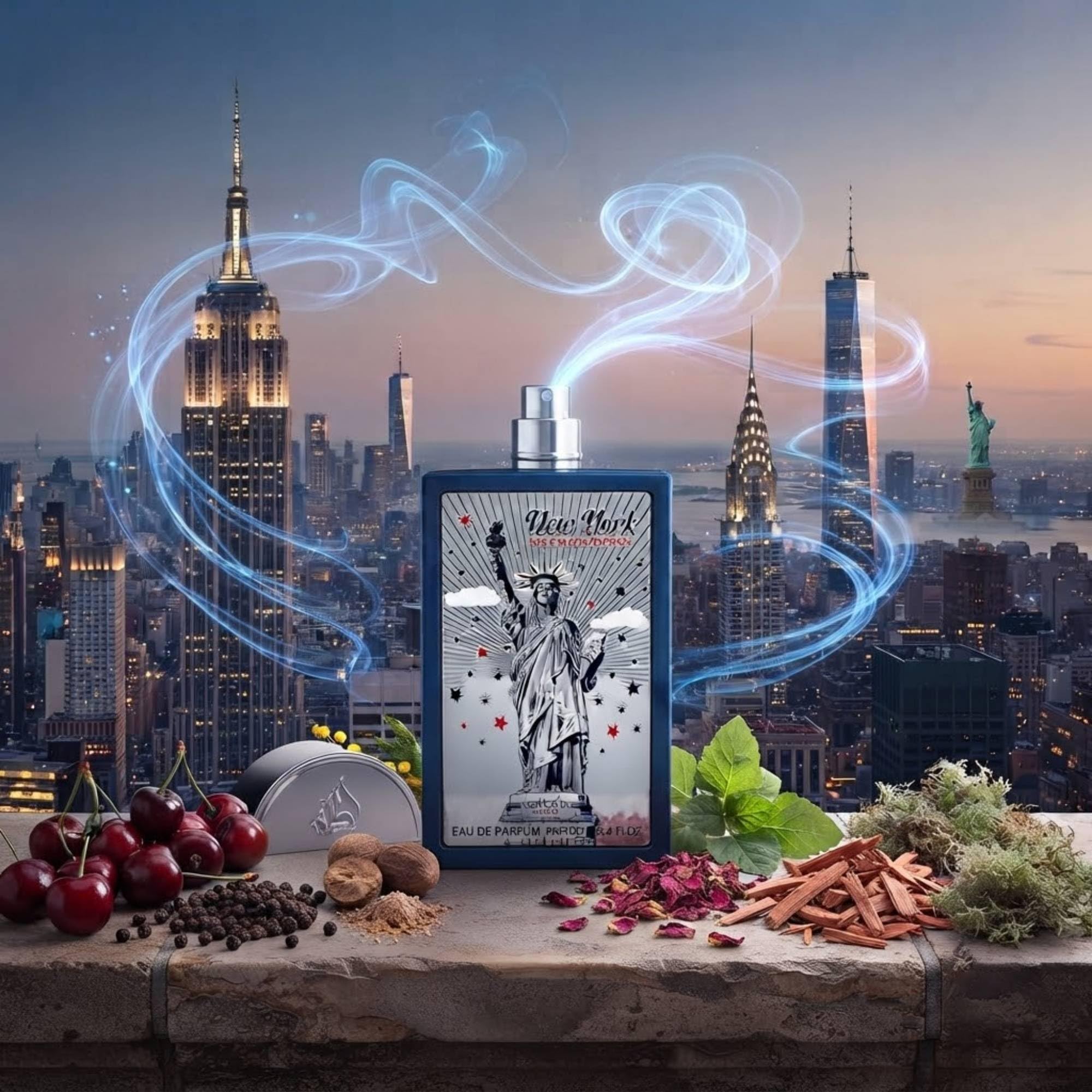 New York The City of Dreams Lattafa Pride Eau de parfum boisée épicée 100 ml
