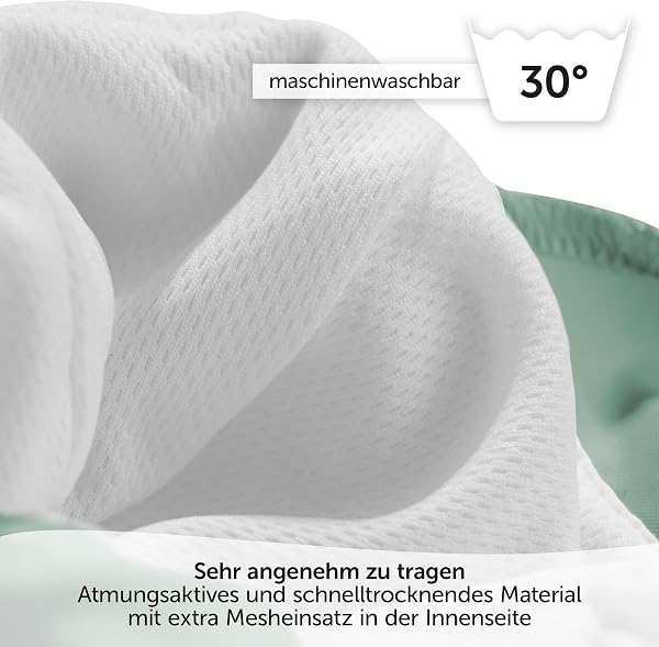 LaLoona Baby Schirmmütze UV 80+ mit Nackenschutz - Sommermütze/Sonnenhut mit UV-Schutz - atmungsaktiv & schnelltrocknend, OEKOTEX Standard 100 geprüfte Kappe für Jungen und Mädchen - 5