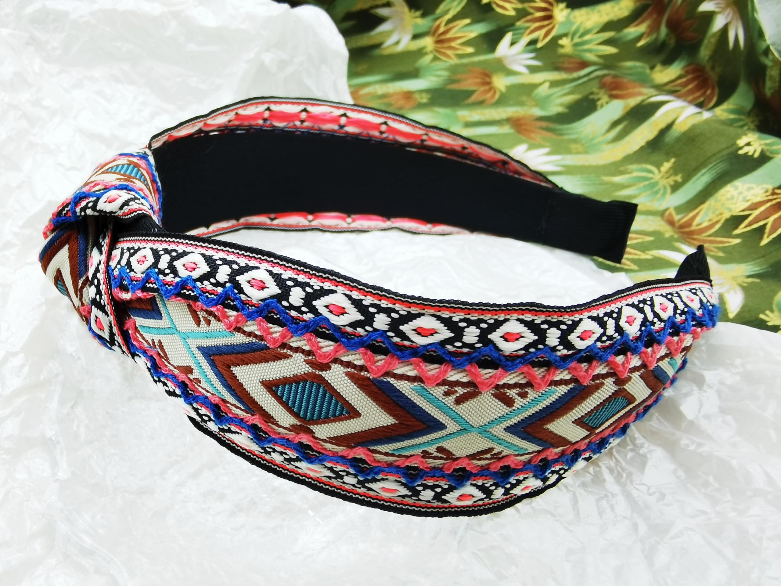 Amazon.com : OUTVIE Boho Ethnic Wind Knotted Headbands  display picture 2