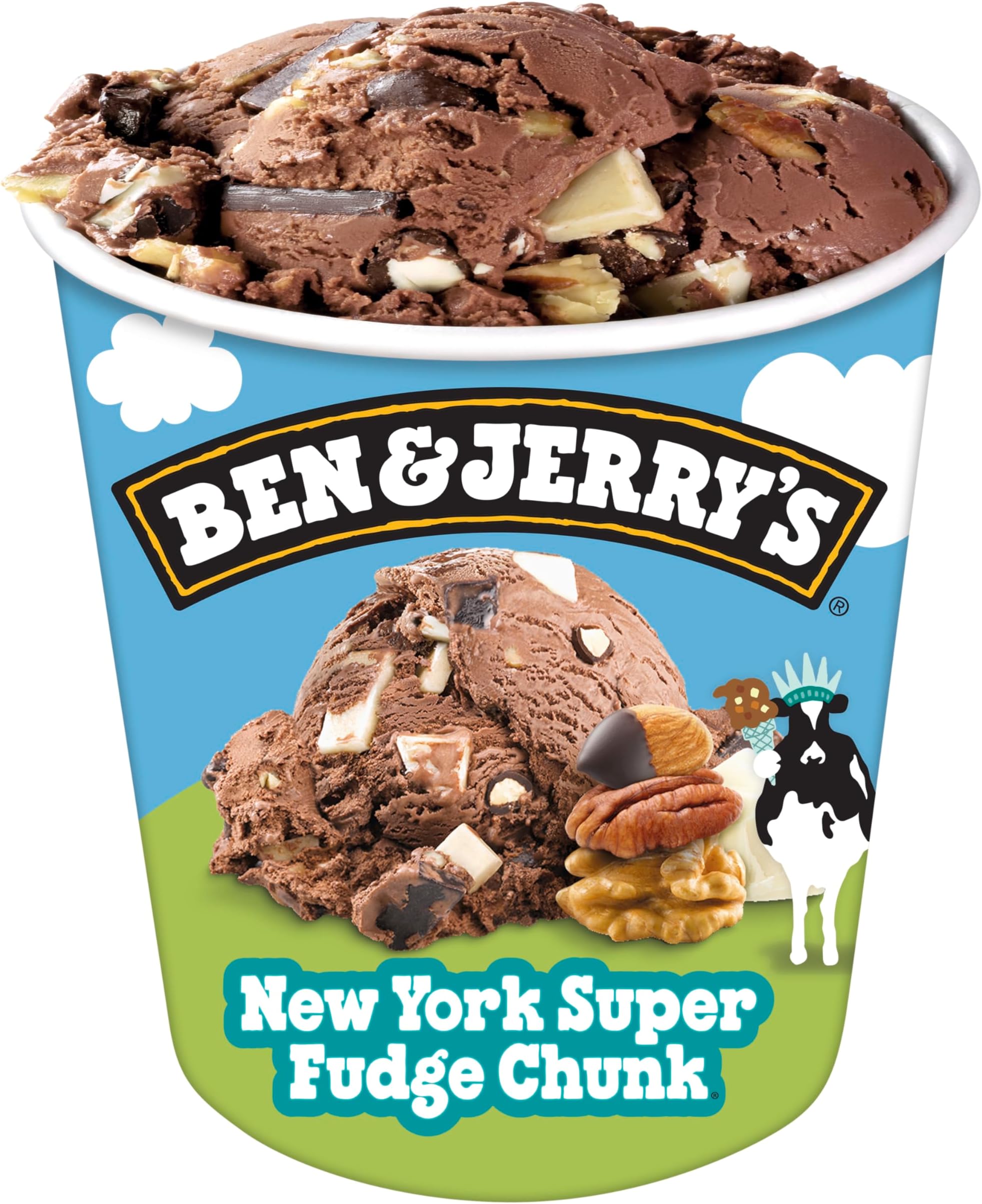 Ben & Jerry's Ice Cream New York Super Fudge Chunk 16 oz