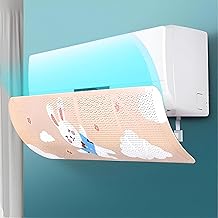 Airflow Optimizer - Distribute AC Air Evenly with Adjustable Wind Deflector, Prevent Drafts, Easy to Mount on Wall, Sleek Design, Comfort-Enhancing, Ideal for Restful Sleep (Pack (1 Piece))