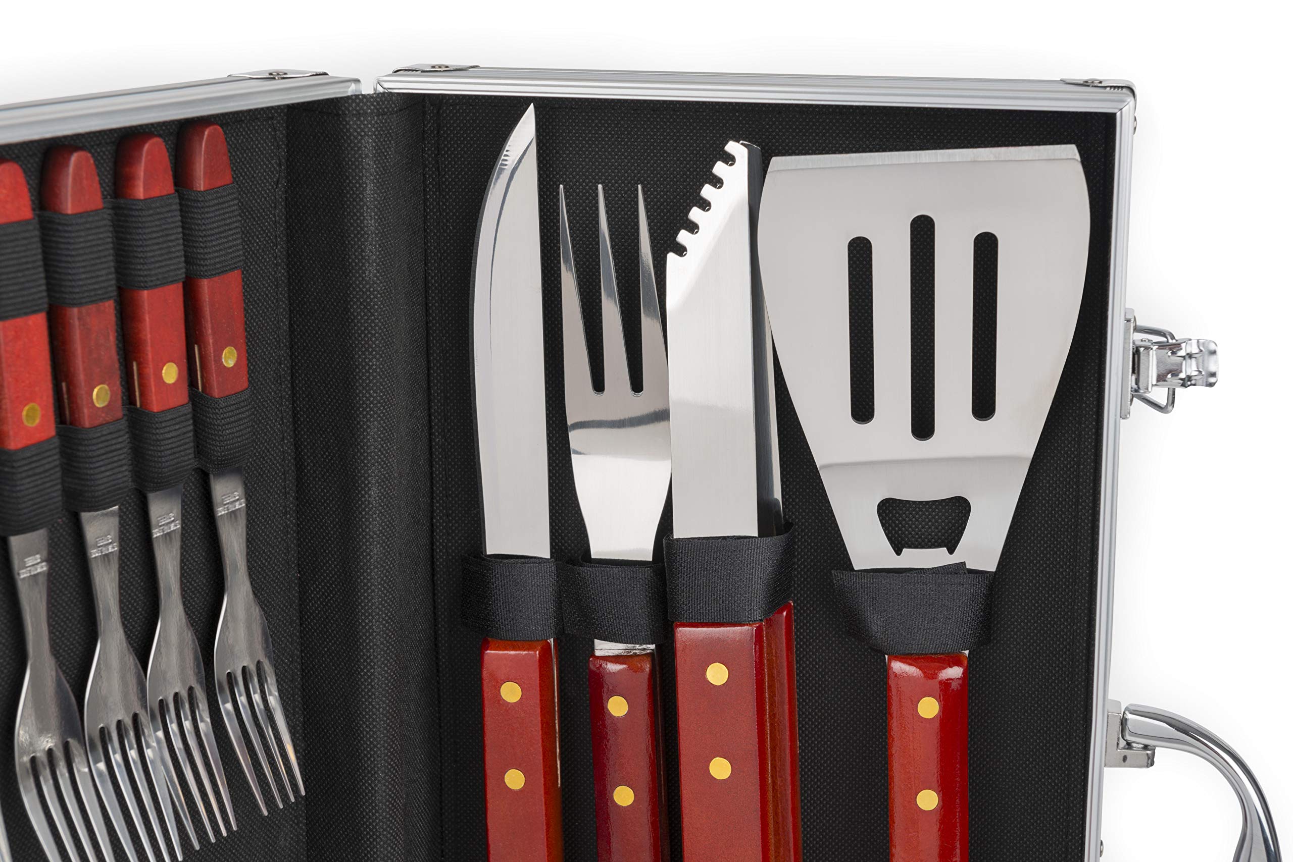 BBQ Collection 45535 - Kit de Utensilios para barbacoas (Acero)