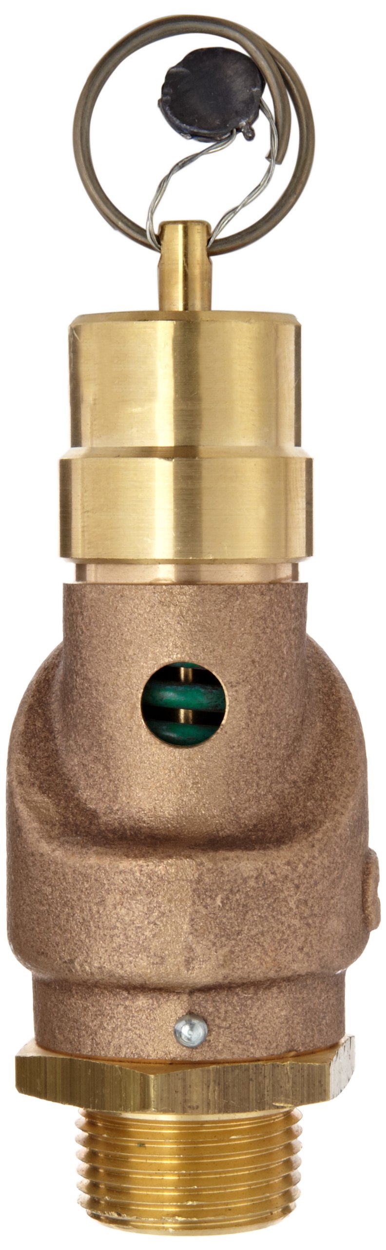 Control Devices SCB Series Brass ASME Safety Valve, 150 psi Set Pressure, 1