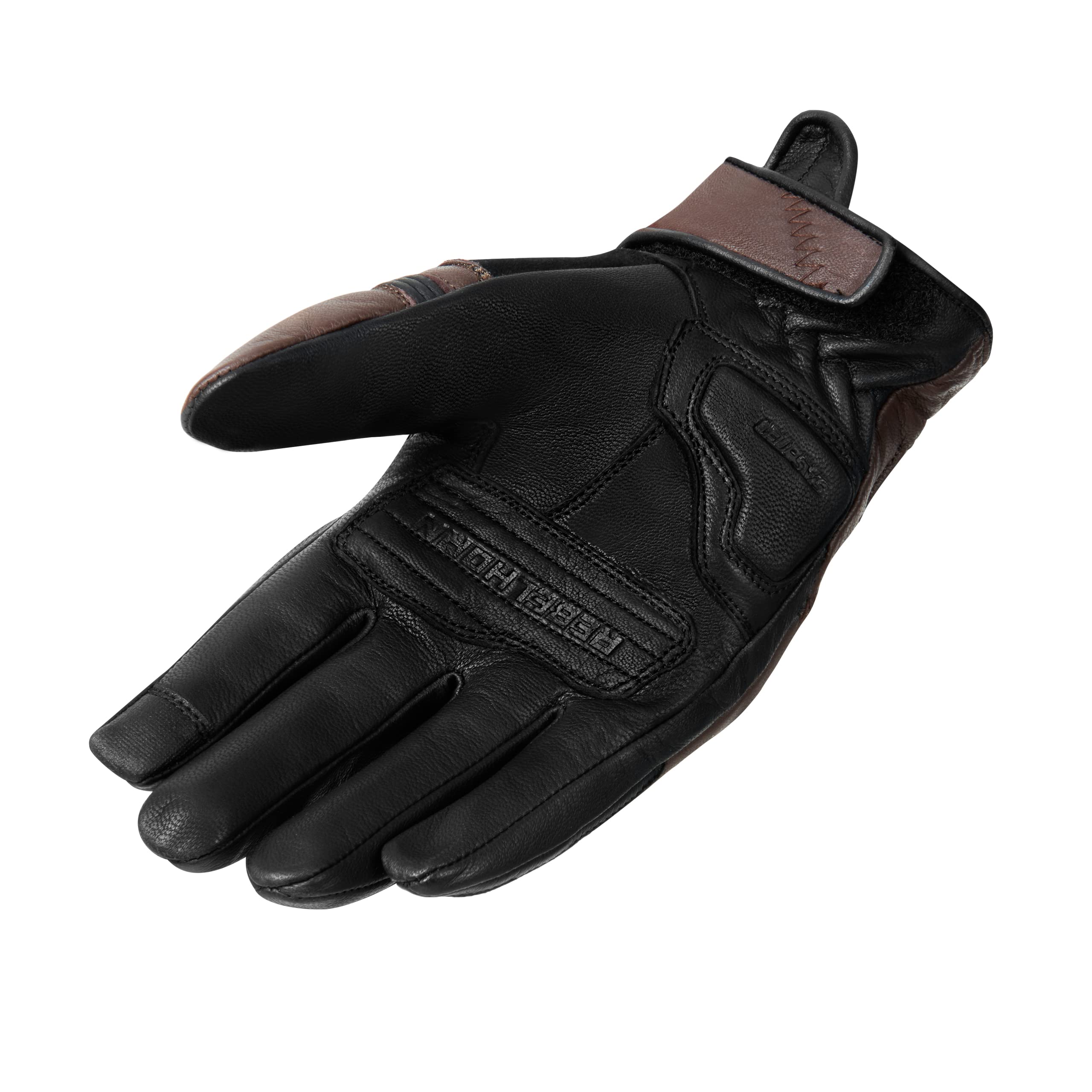 Rebelhorn Thug II Gants De Moto En Cuir Avec Panneaux SAS-TEC Pour