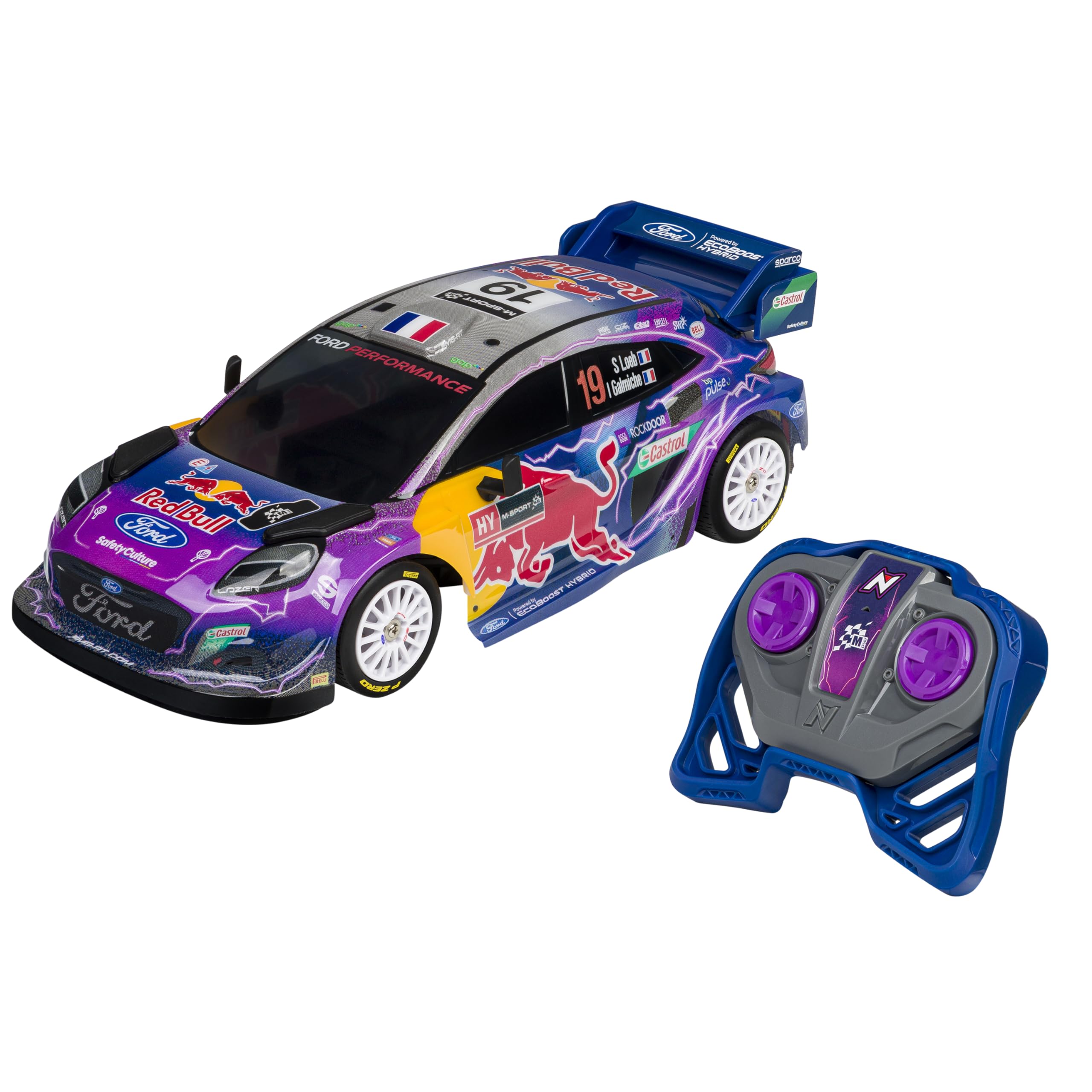 Amazon.com: Nikko RC 1:16th Rally Series Red Bull Racing RC Car