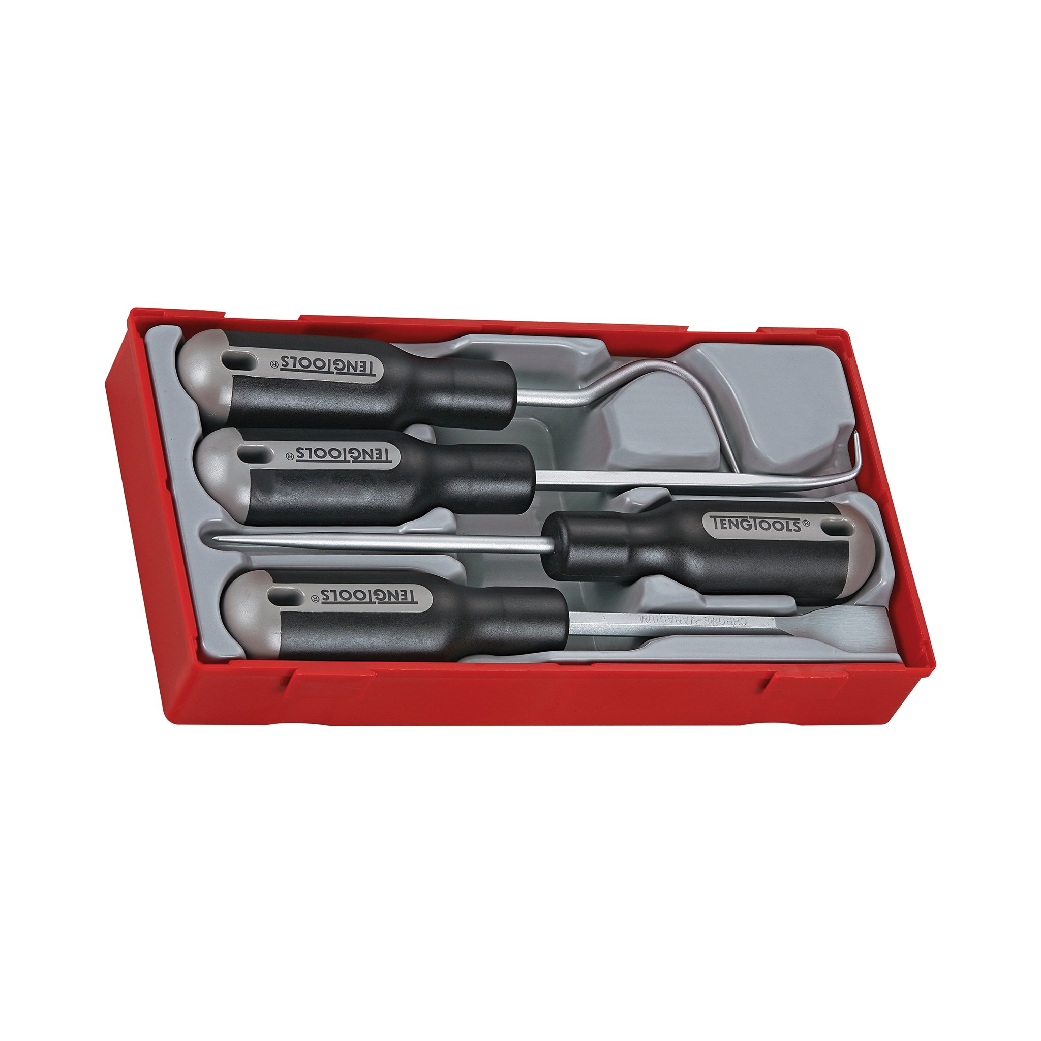 Teng Tools4 Piece Scraper And Removal Set - TTSR04, Silver