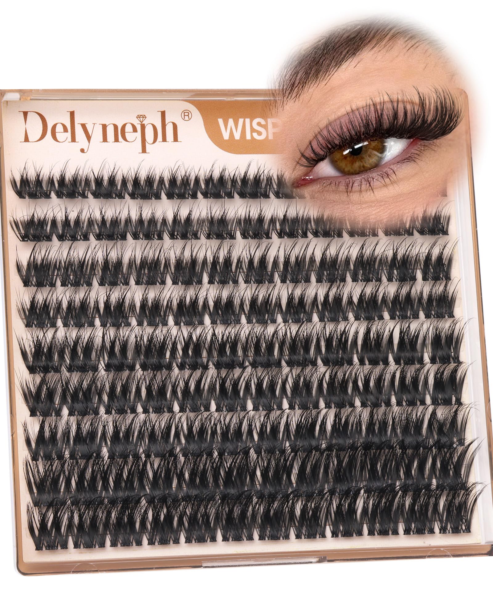Natural Wispy Eyelash Clusters - Delyneph -14