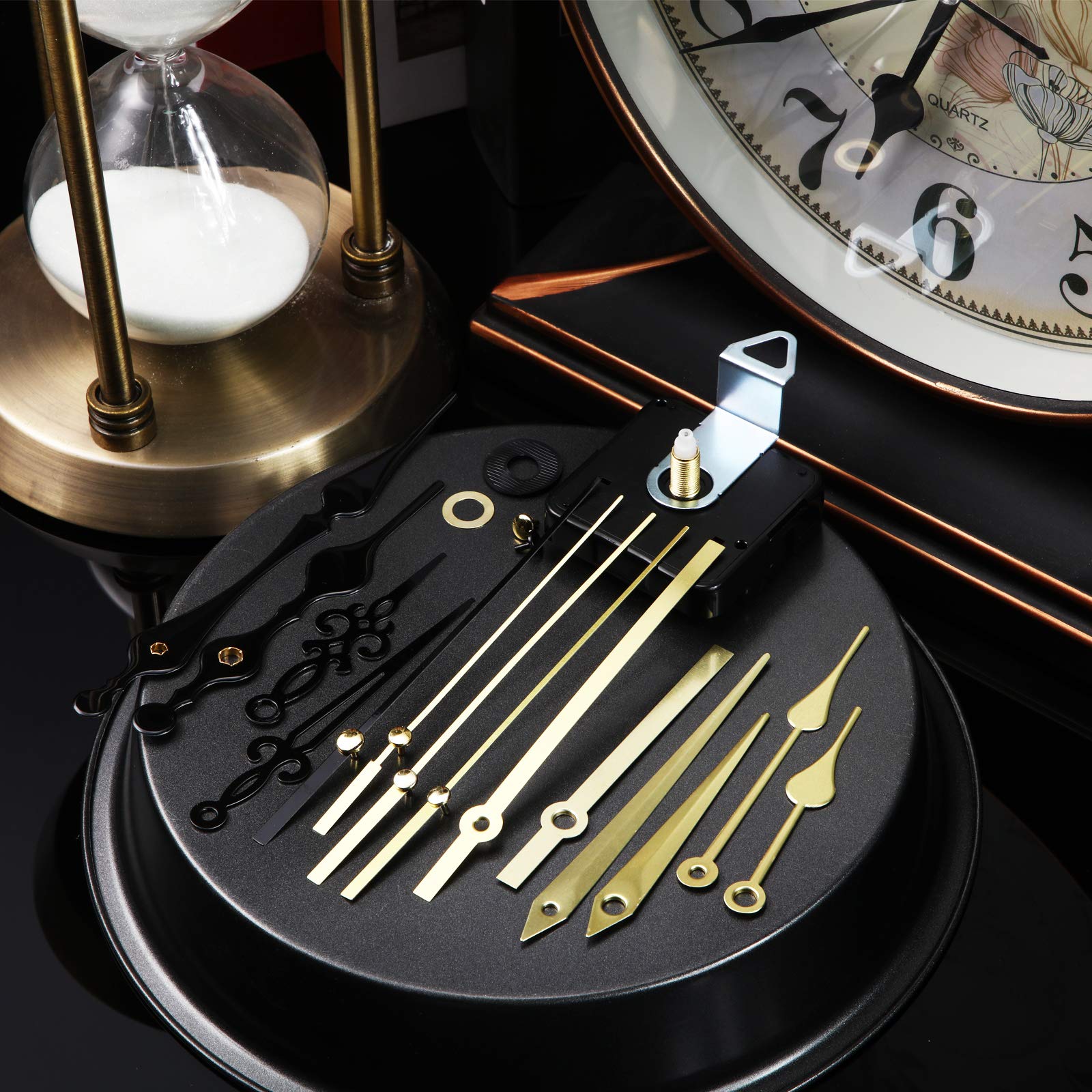 Buy 2 Pieces 20 mm Long Shaft Clock Mechanism High Torque Clock