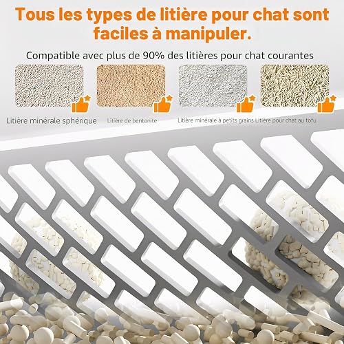 Lettiera Gatto Autopulente XXL 65L Grande Deodorizzazione Silenzioso - 6
