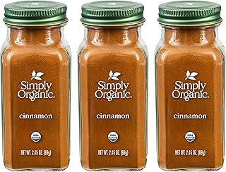 Simply Organic Ground Vietnamese Cinnamon, 2.45-Ounce Jar (Pack of 3), I...