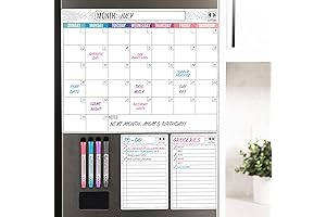 Dry Erase Fridge Calendar: A Kitchen Organization Essential