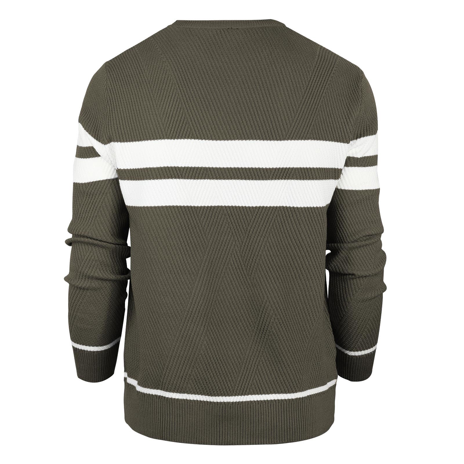 Genfien Maglione Uomo Invernali Maglia Girocollo Knit Crew Maglia Maglione Pullover a Manica Lunga Invernale Tenere Caldo