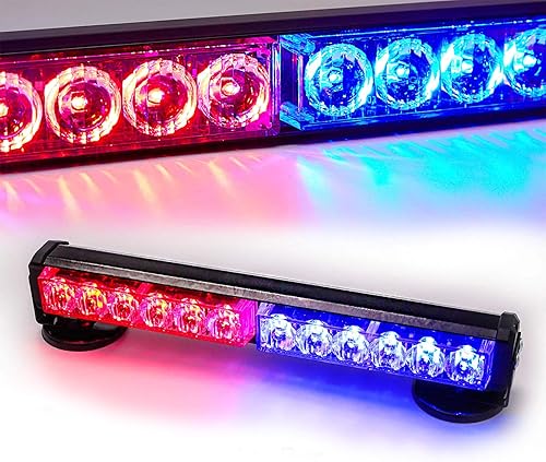 LE-JX - Barra de luces color ámbar de emergencia con batería inalámbrica