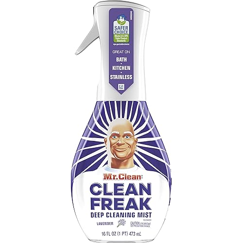 Mr. Clean Clean Freak Deep Cleaning Mist Multi-Surface Spray, Lavender Scent Starter Kit, 1Count, 16 Fl Oz