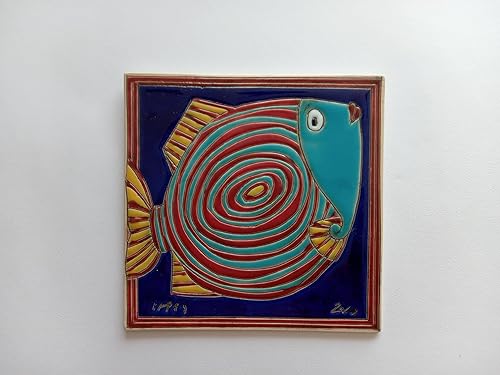 Miniatura 3 de Ceramic tiles, Wall art, Hanging tile, Home decor tile