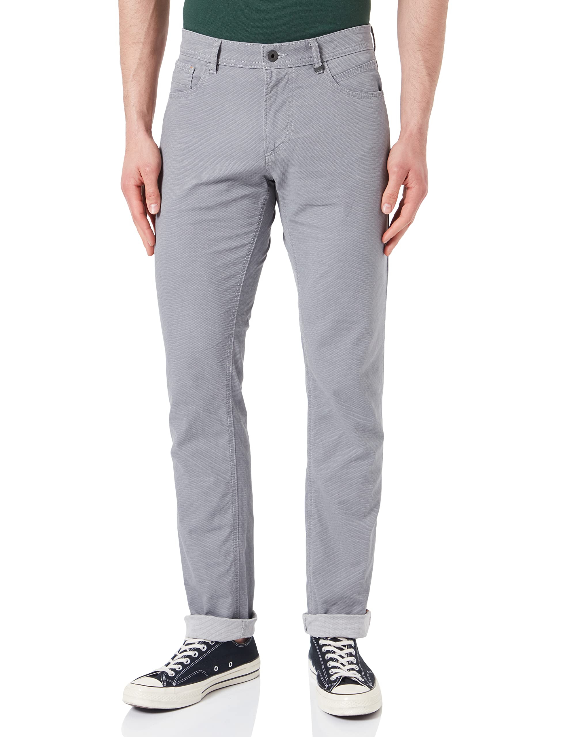 camel active Men's 488485/7509 Jeans, Cloudy Grey, 35W / 30L