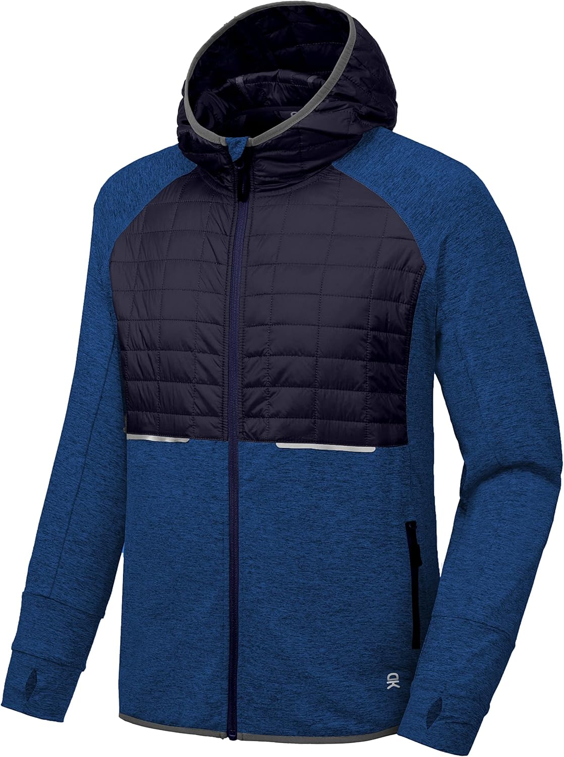 Little Donkey Andy Men's Lightweight Running Jackets Full Zip Hooded Sports Jacket for Winter Hiking Golf Casual