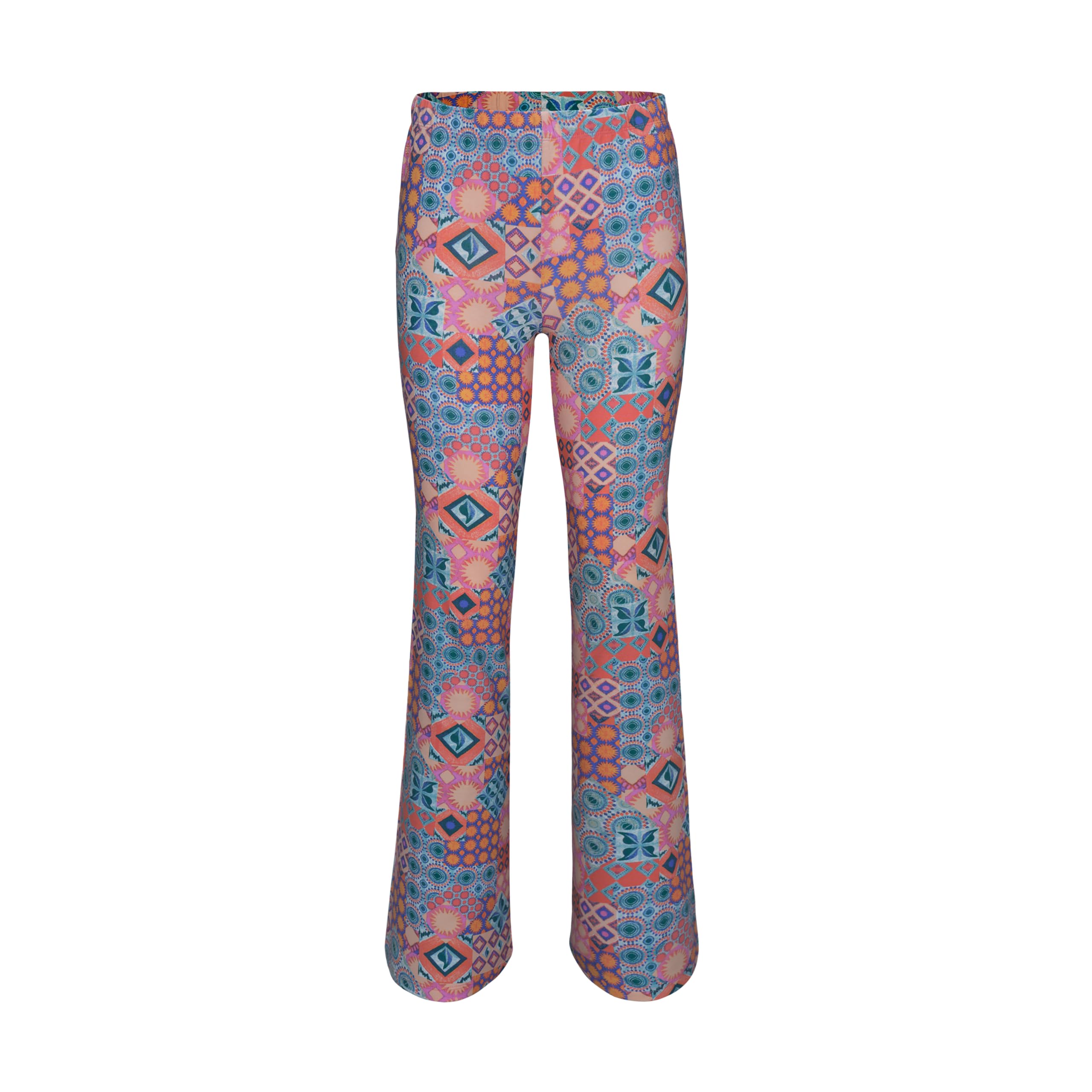 Billabong Girls' Tell Me Elastic Waist Flared Pants, High-Waist, Pull-on Closure