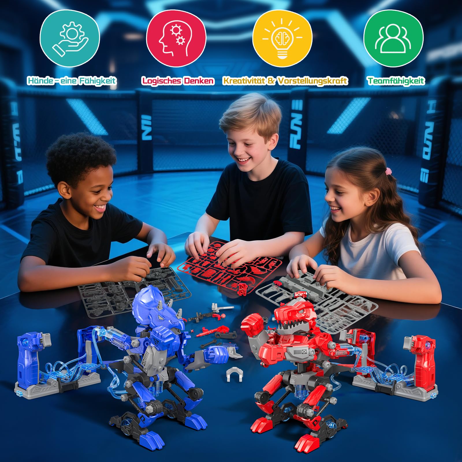 Experimente für Jungen ab 8 9 10 11 12 13 14+, Spielzeug Roboter bausatz