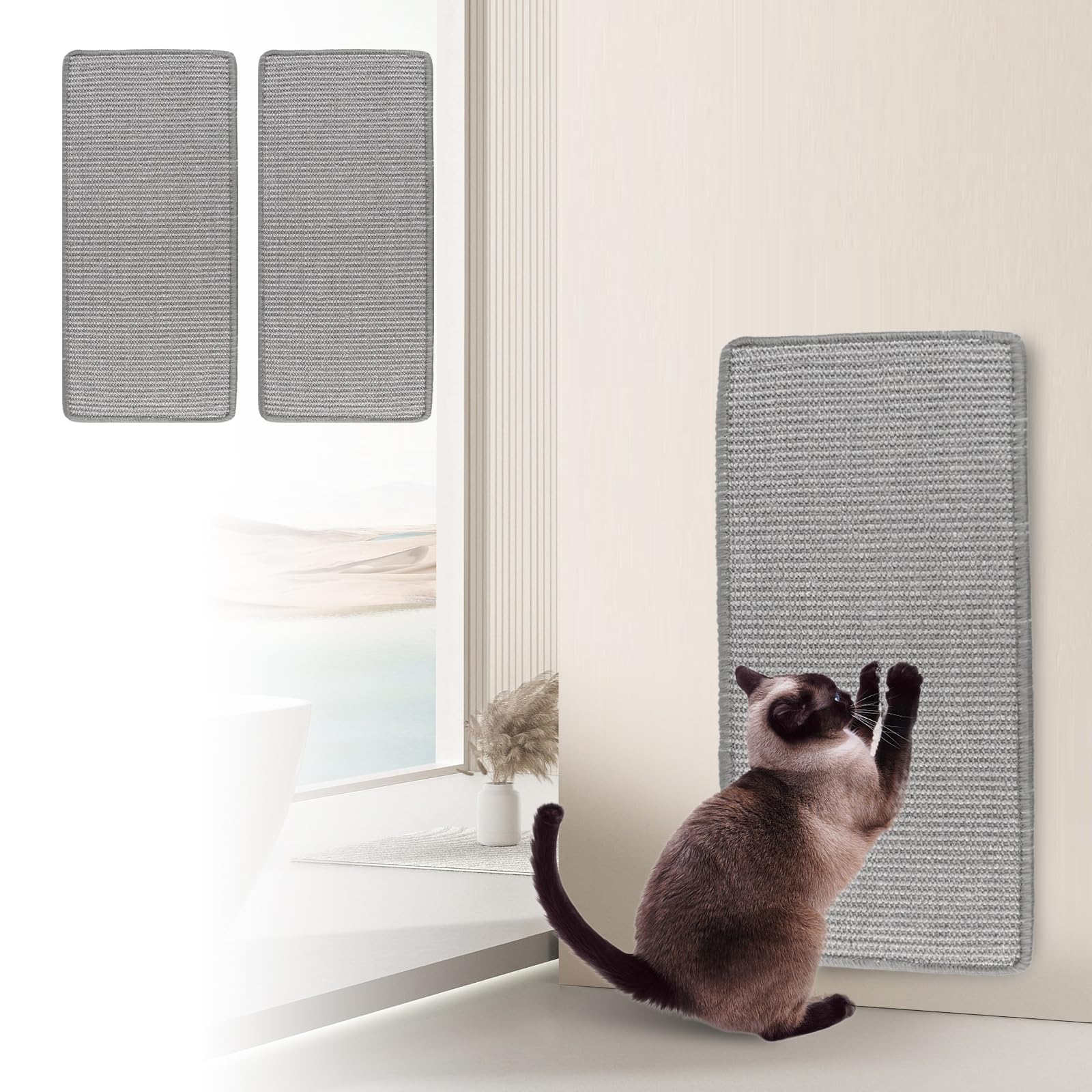 Katzenkratzer-Set Aus Pappe 2er Pack – Als Sofa & Kratzfläche, 56x24x49 Cm, Umweltfreundlich Für Indoor-Katzen