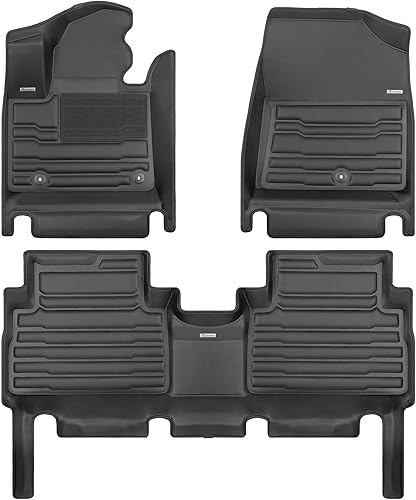 TuxMat - Para los modelos Hyundai Santa Fe Hybrid 2021-2023 - Alfombrillas personalizadas para automóvil - Cobertura máxima, todo tipo de clima,