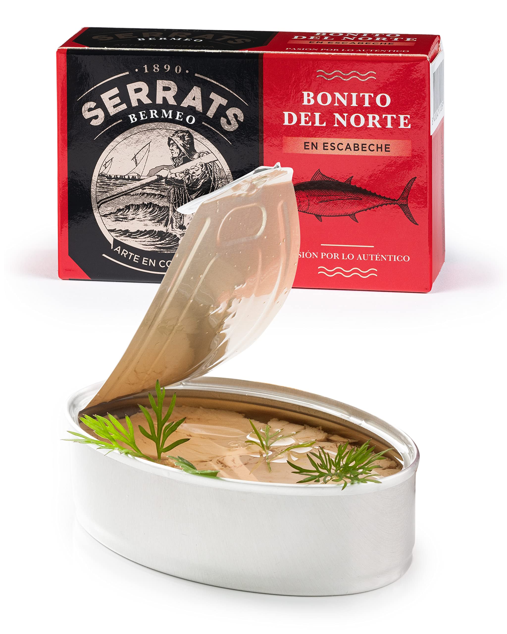 SERRATS - 12 sztuk - Tuńczyk biały germon w marynacie 112g