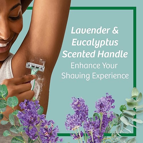 Miniatura 8 de BIC Soleil Escape - Maquinillas de afeitar desechables para mujer con 3 cuchillas para una experiencia sensorial y un afeitado cómodo, paquete de