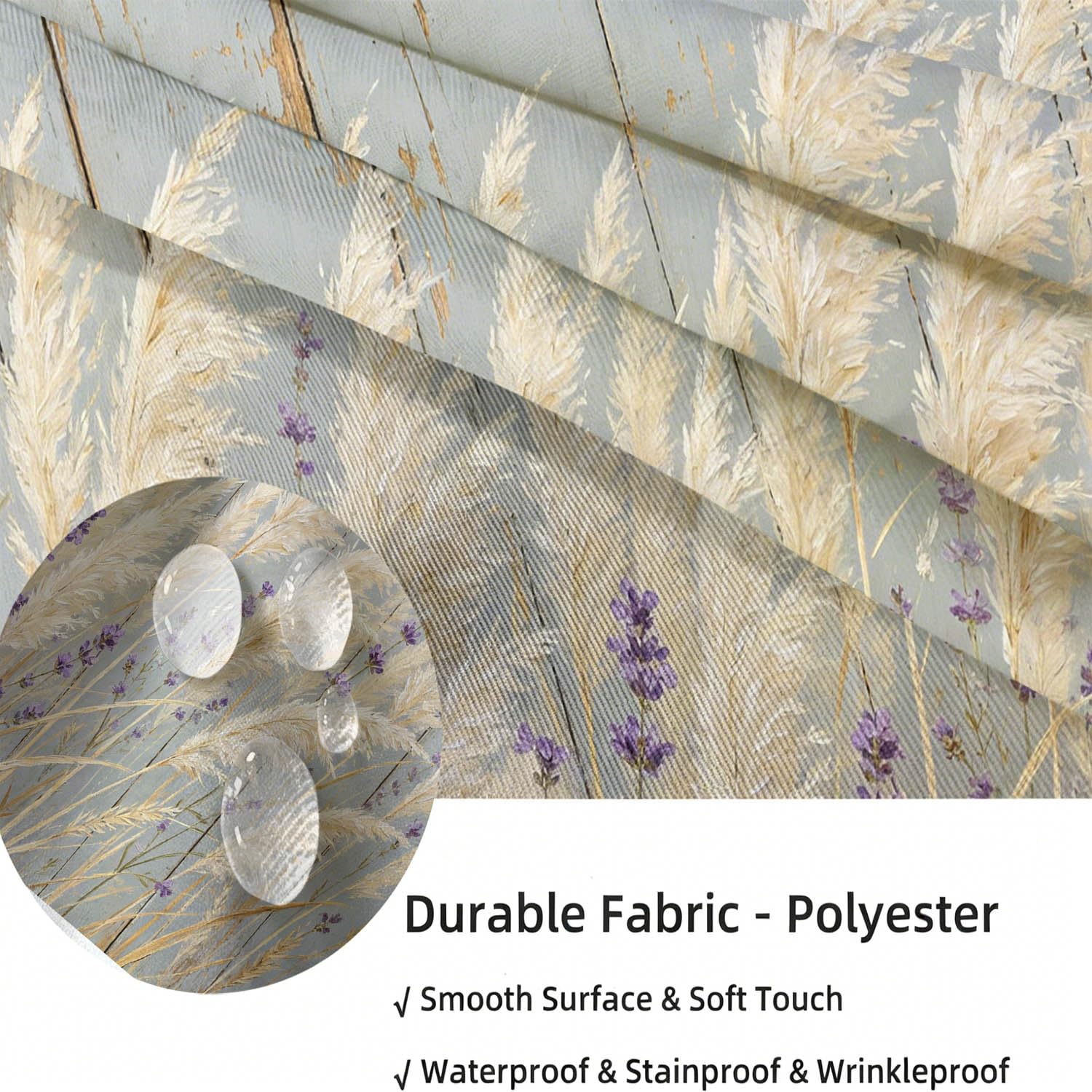 Prostokątny obrus 160 x 240 cm Pręty poliestrowe