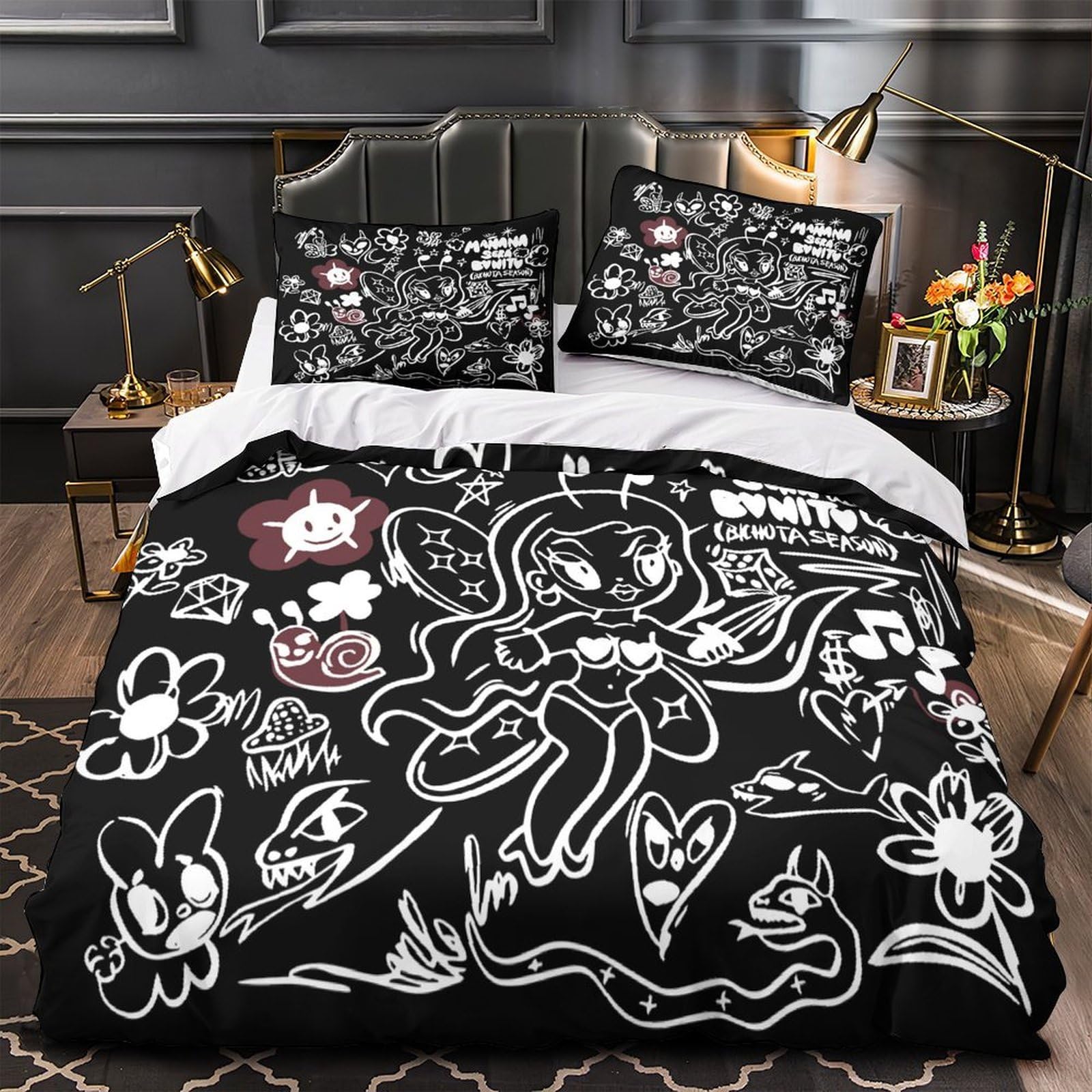 Housse de couette graffiti 3D pour transformer une chambre d'adolescent branchée