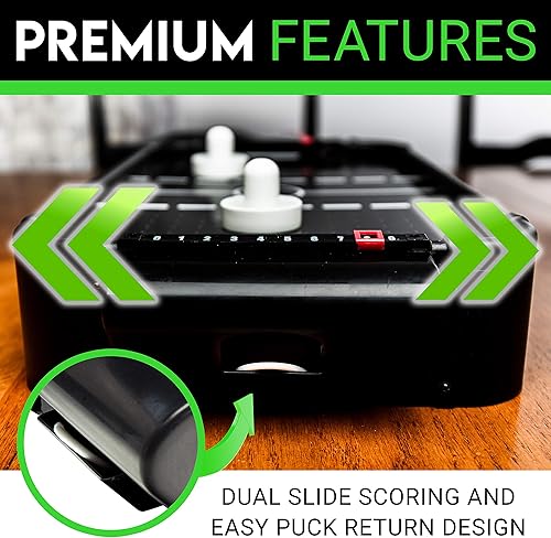 Miniatura 4 de Franklin Sports Juegos de mesa de 20 pulgadas  Mini juego de mesa perfecto para diversión familiar en la sala de juegos  Puntuación integrada para