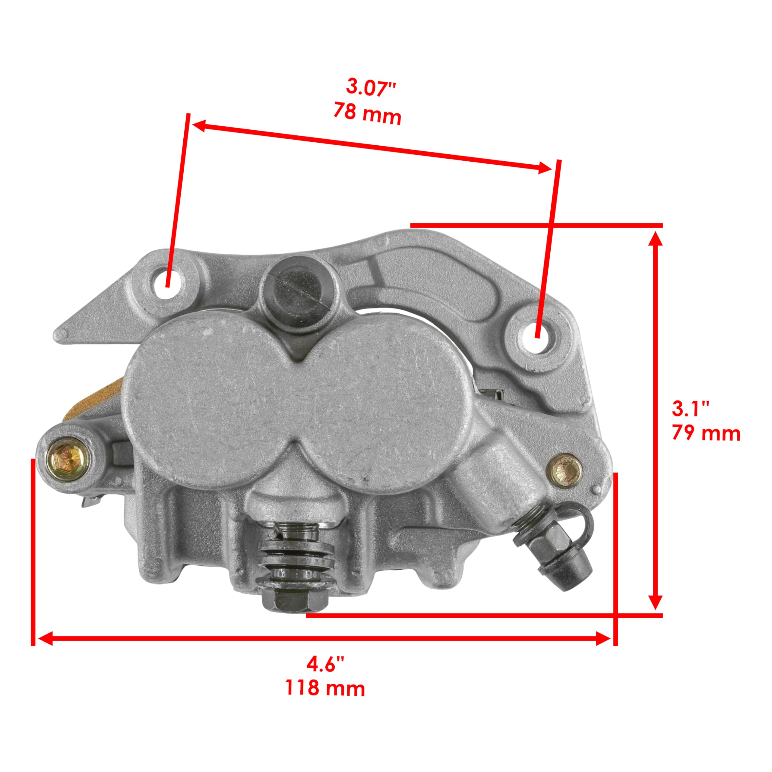 Amazon.com: Caltric Front Brake Caliper with Pads Compatible with