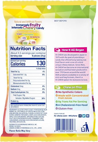 Hi-Chew Regular Mix Candy 100 g