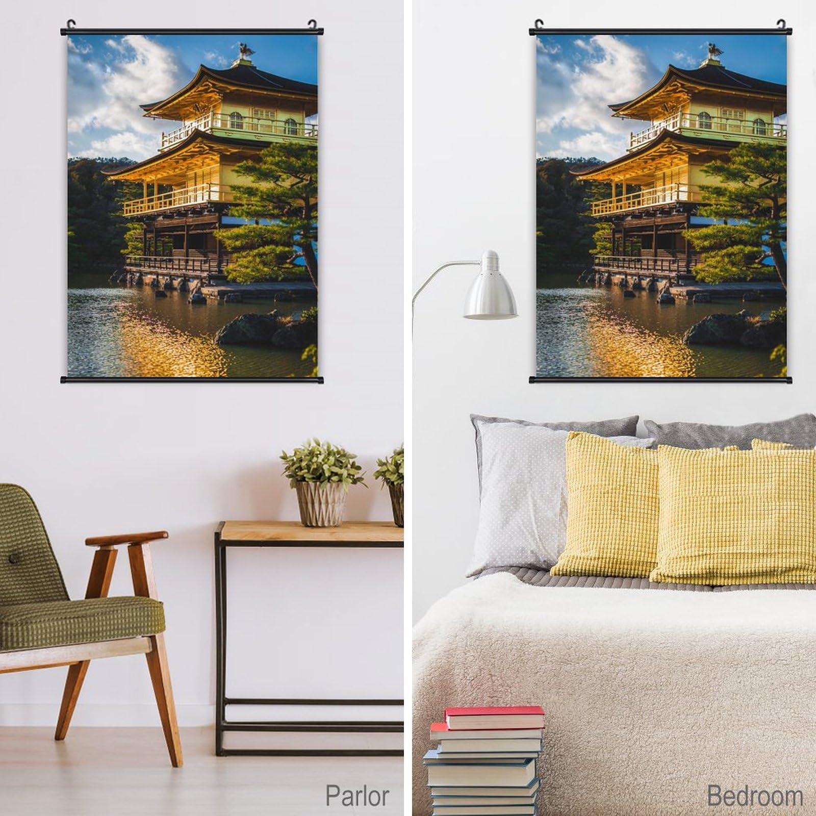 Amazon.co.jp: 京都金閣寺 ポスター 壁掛け 掛け画 ドキュメンタリー