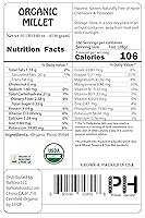 Vista 2 de Mijo orgánico cultivado en Estados Unidos, semillas de grano entero sin OMG descascarillado sin gluten crudo a granel