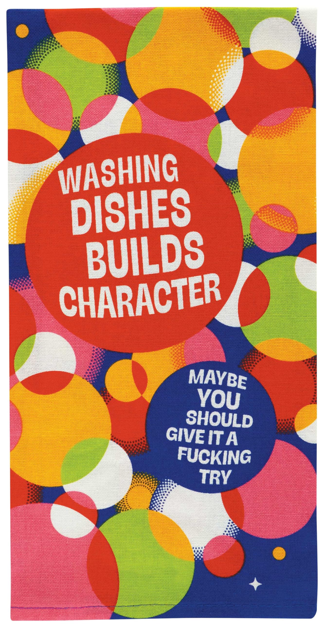 Blue Q Multicolor Washing Dishes - Dish Towel