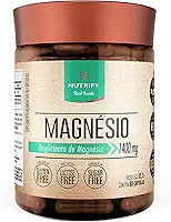 Nutrify - Magnésio 1400mg - Multivitamínico - Suplemento Alimentar de Máxima Absorção - Sem Glúten, Sem Lactose, Sem Açúcar - 60 Cápsulas