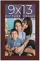 Vista 123 de Marco de fotos de madera maciza marrón de 24 x 24 pulgadas de ancho Profundidad del marco interior de 0.5 pulgadas Marco de fotos tradicional