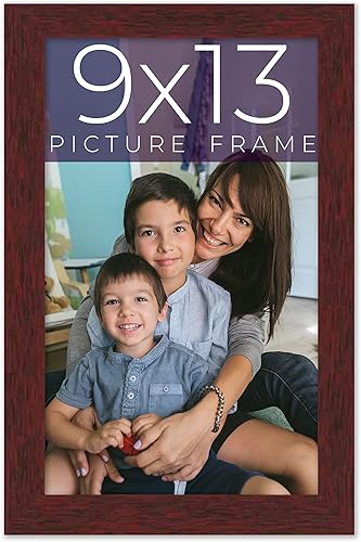 Miniatura 123 de Marco de fotos de madera maciza marrón de 24 x 24 pulgadas de ancho Profundidad del marco interior de 0.5 pulgadas Marco de fotos tradicional