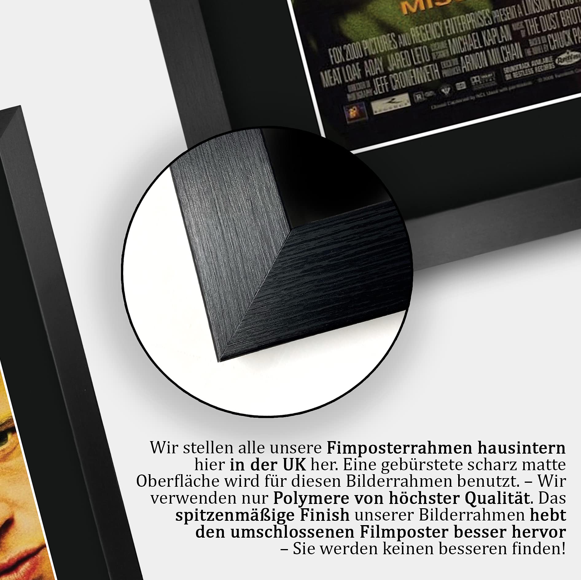 HWC Trading Fightclub A3 Gerahmte Signiert Gedruckt Autogramme Bild Druck-Fotoanzeige Geschenk Für Brad Pitt Ed Norton Filmfans