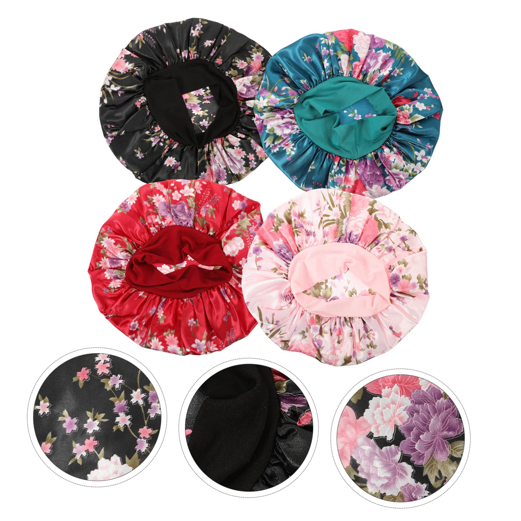 3 Set Di Cuffie Da Notte in Raso Comode Cuffie Per Per Dormire Cuffie Da Bagno Cuffie Portatili 4 Pezzi * 3