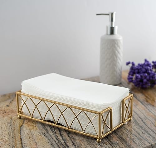 Miniatura 2 de Paquete de 50 servilletas de baño desechables BloominGoods  Toallas de invitados de tacto de lino  Papel de seda de mano similar a la tela, blanco