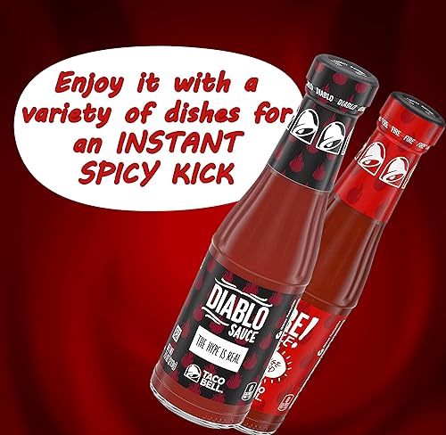 Miniatura 3 de Surtido de salsa Taco Bill, paquete de 4 salsas Diablo y salsa de fuego, condimentos para tacos chips Quesadilla Burritos, 7.5 onzas cada uno con